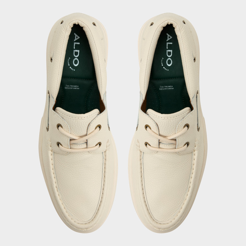 Aldo Seaexplorer Ivory Men's Dress Shoes - Boat shoe Men