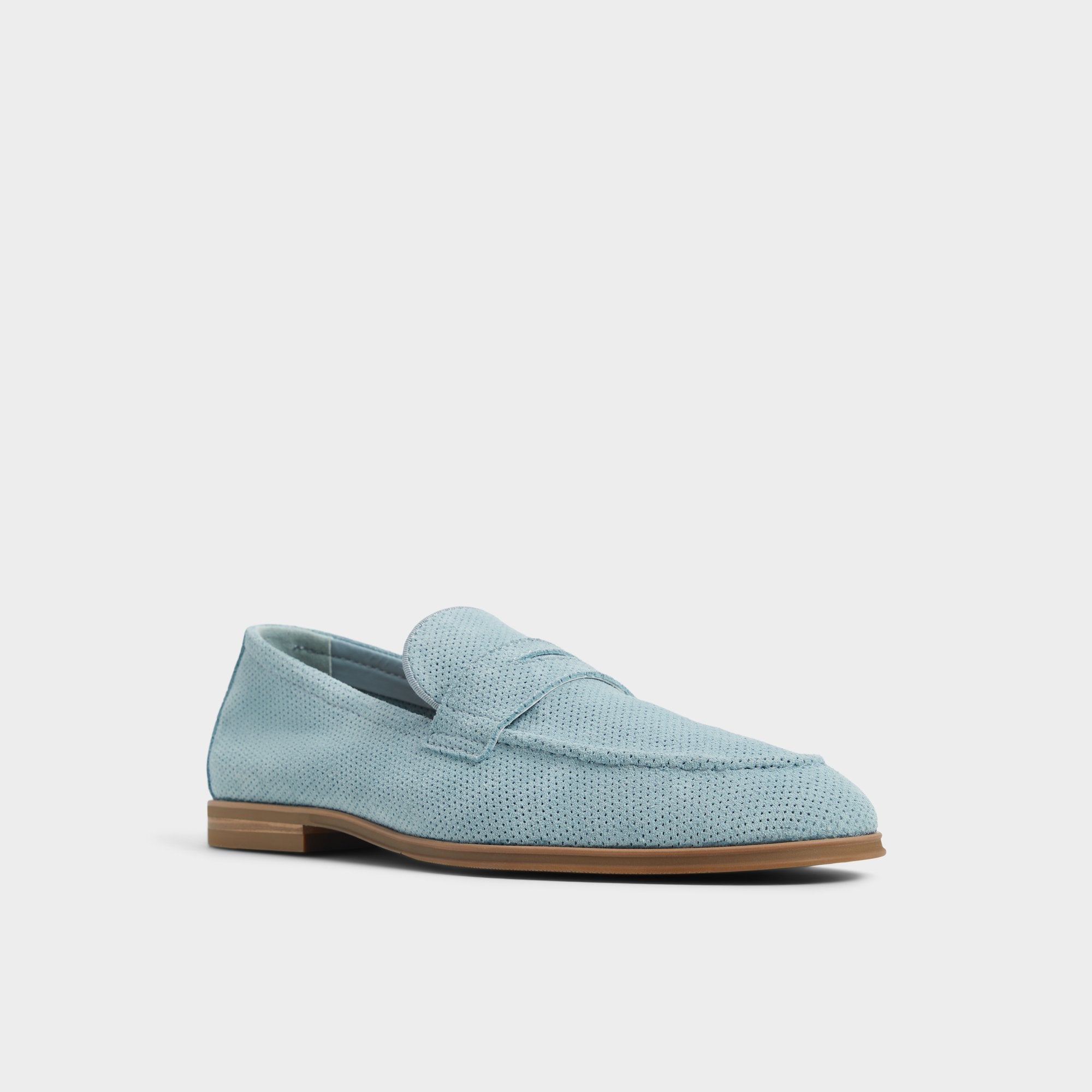 Aldo Journey Light Blue Men's Dress Shoes - Loafer Men