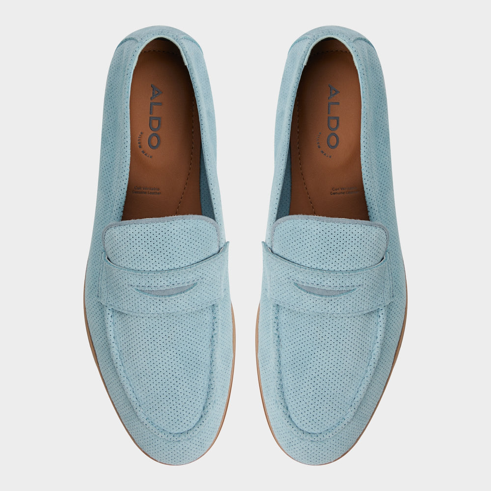 Aldo Journey Light Blue Men's Dress Shoes - Loafer Men