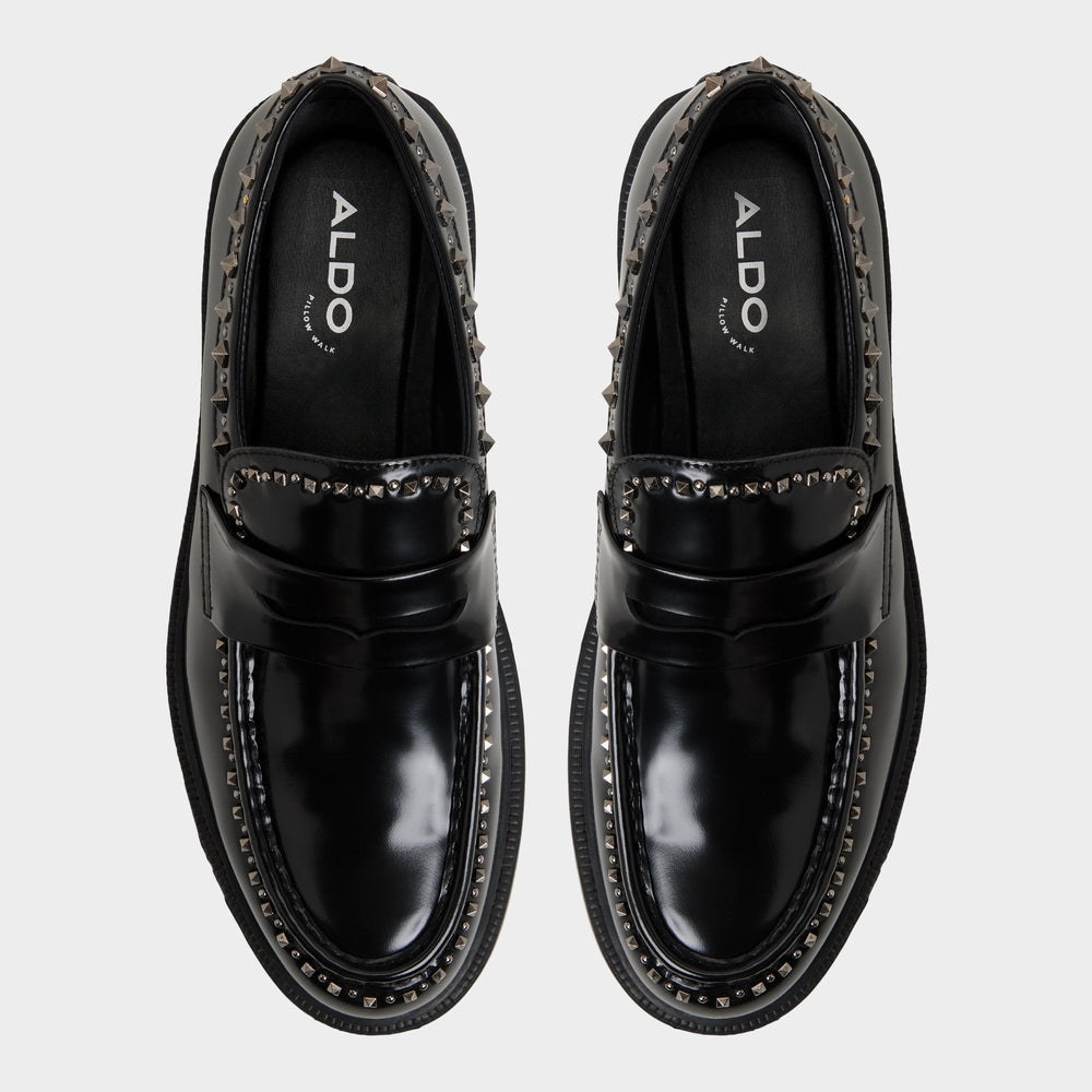 Aldo Zollo Black Men's Loafers & Slip-Ons - Loafer Men