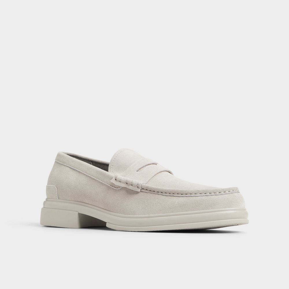 Aldo Tucker Light Grey Men's Dress Shoes - Loafer Men