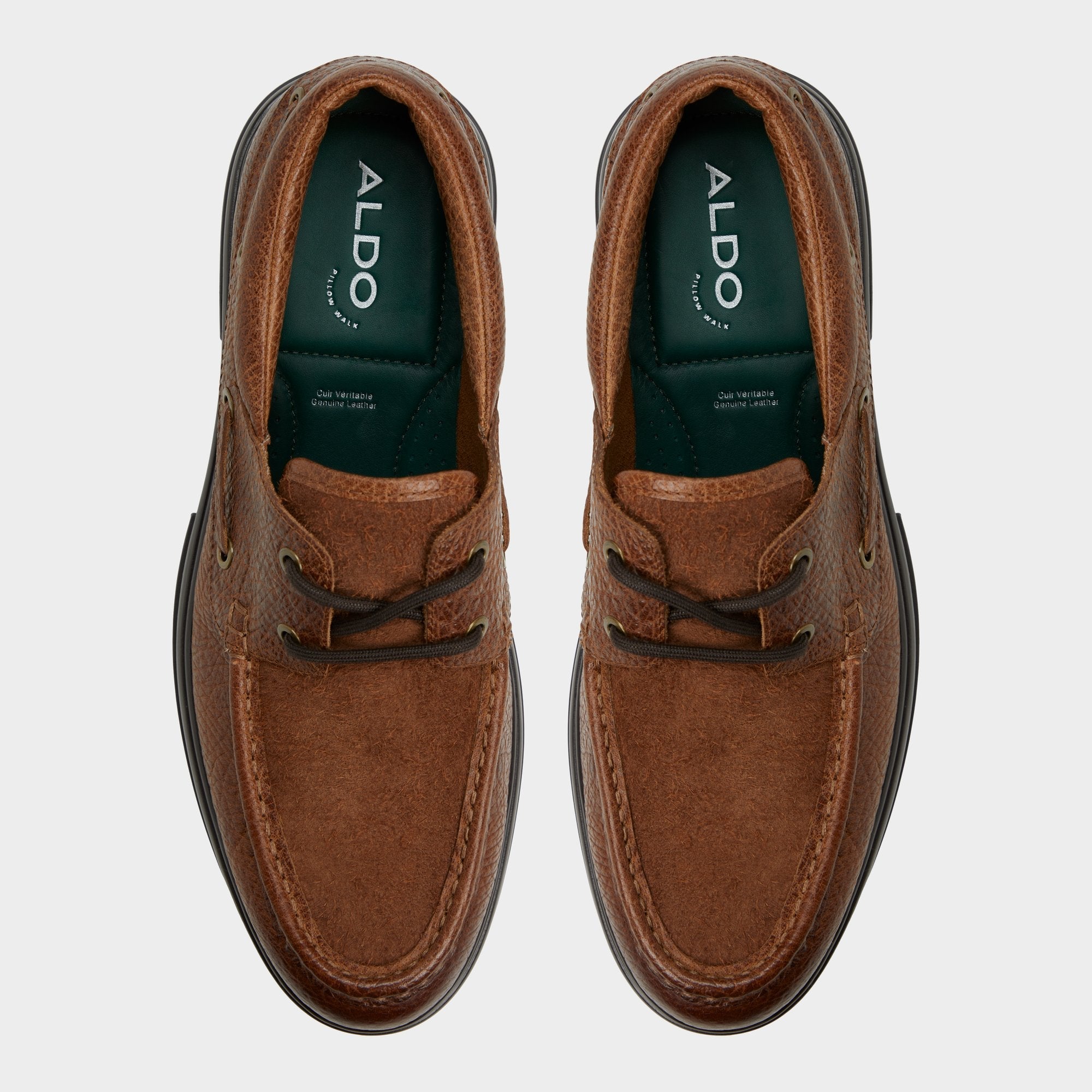 Aldo Seaexplorer Cognac Men's Dress Shoes - Boat shoe Men