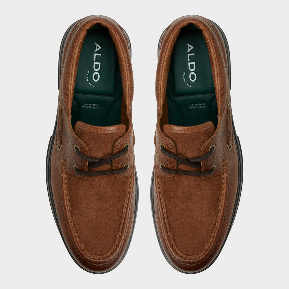 Aldo Seaexplorer Cognac Men's Dress Shoes - Boat shoe Men
