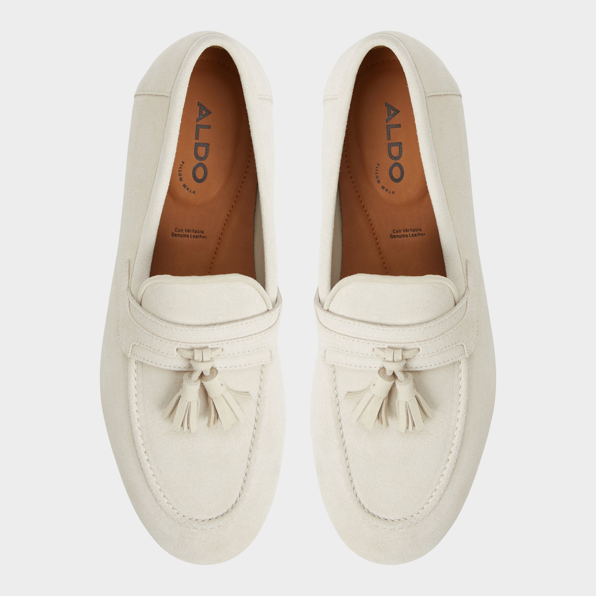 Aldo Grover Ivory Men's Dress Shoes - Loafer Men
