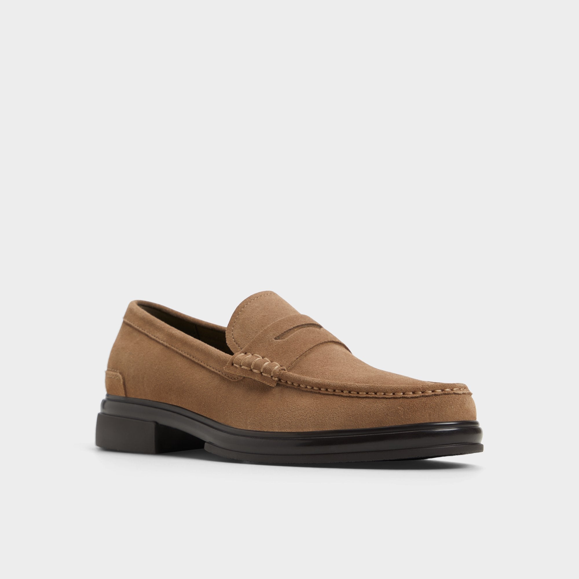 Aldo Tucker Other Brown Leather Suede Men's Dress Shoes - Loafer Men