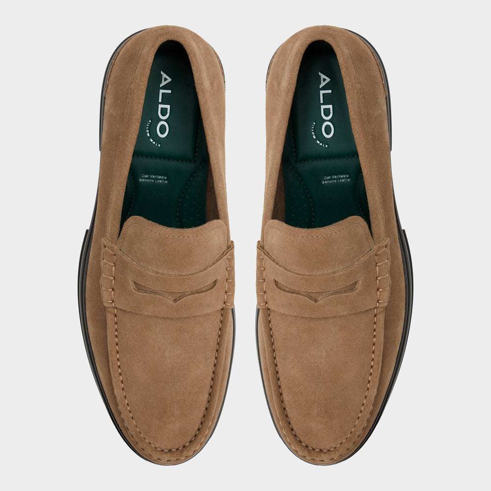 Aldo Tucker Other Brown Leather Suede Men's Dress Shoes - Loafer Men