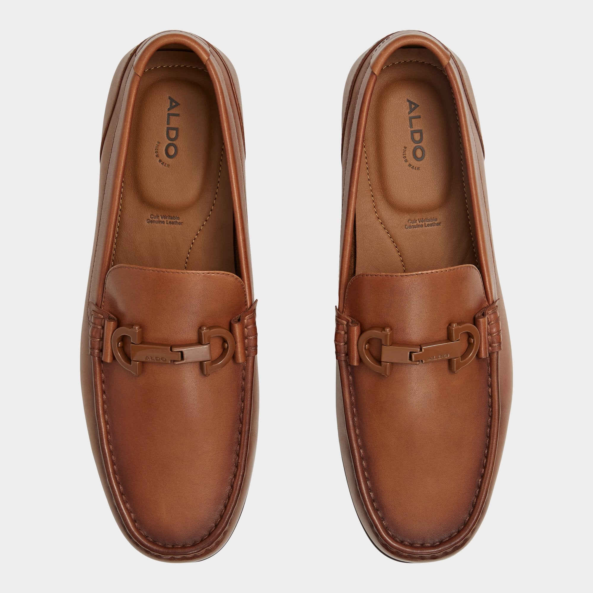 Aldo Orlovoflexx Light Brown Men's Loafers & Slip-Ons - Driving shoe Men
