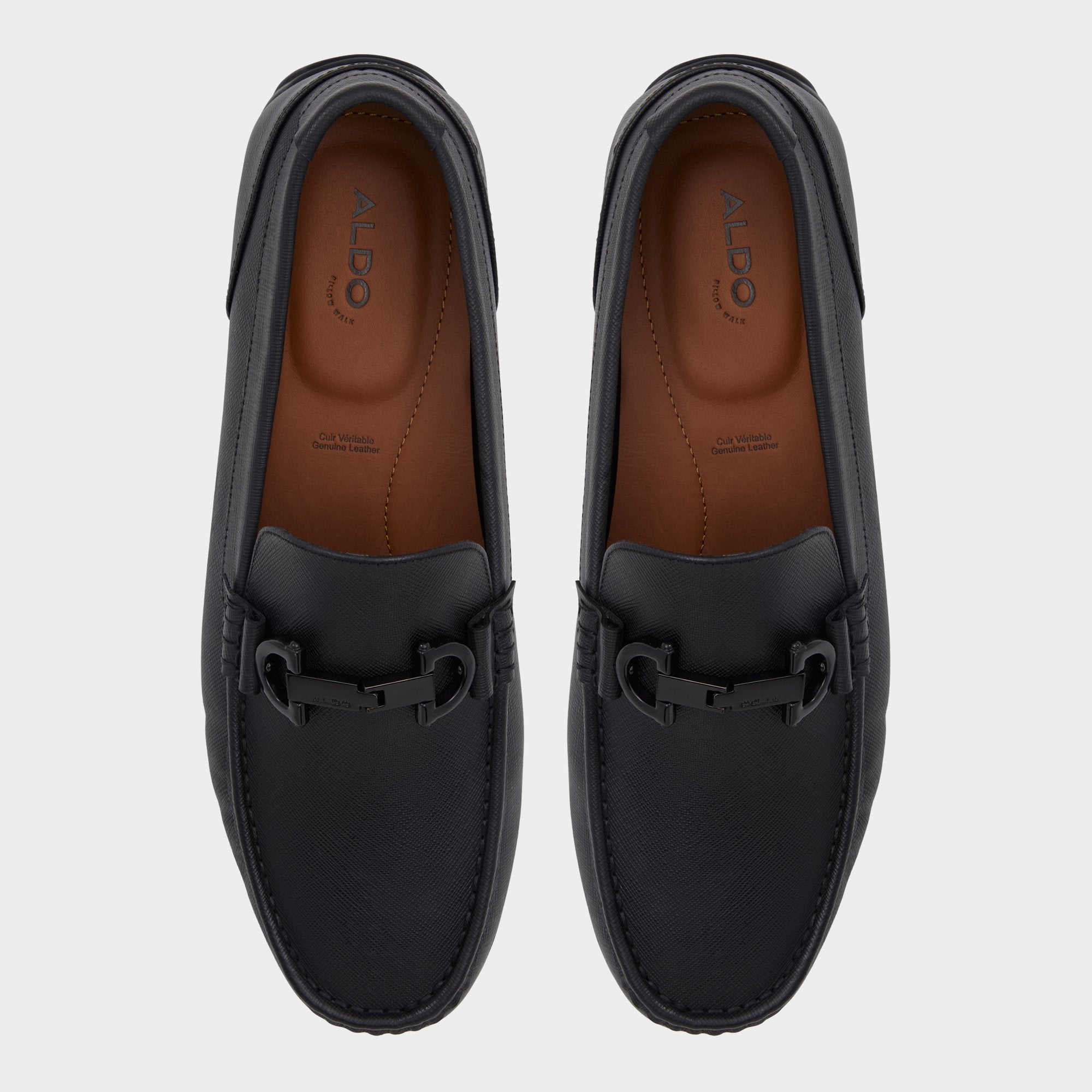 Aldo Orlovoflexx Open Black Men's Loafers & Slip-Ons - Driving shoe Men
