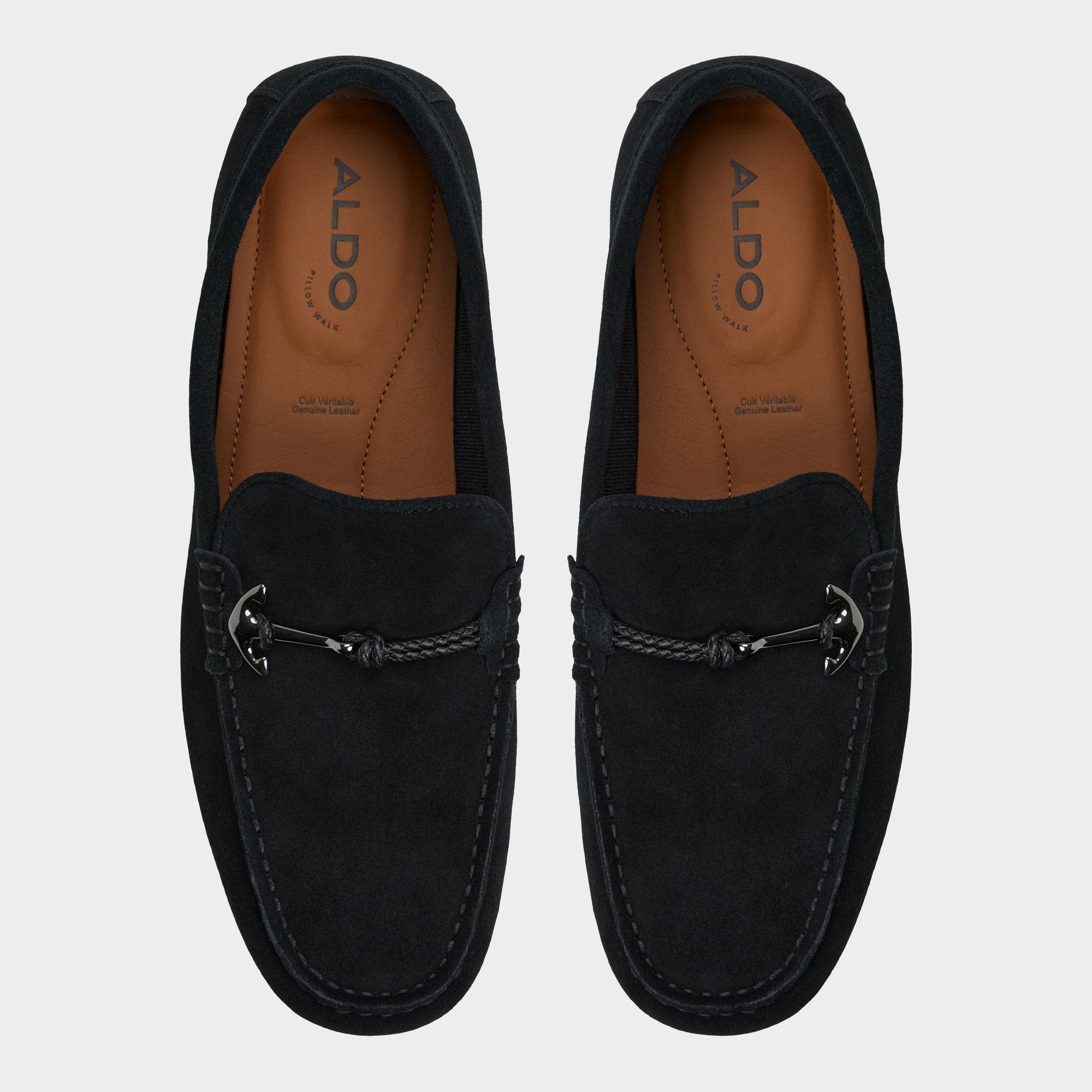 Aldo Wilbart Open Black Men's Casual Shoes - Driving shoe Men