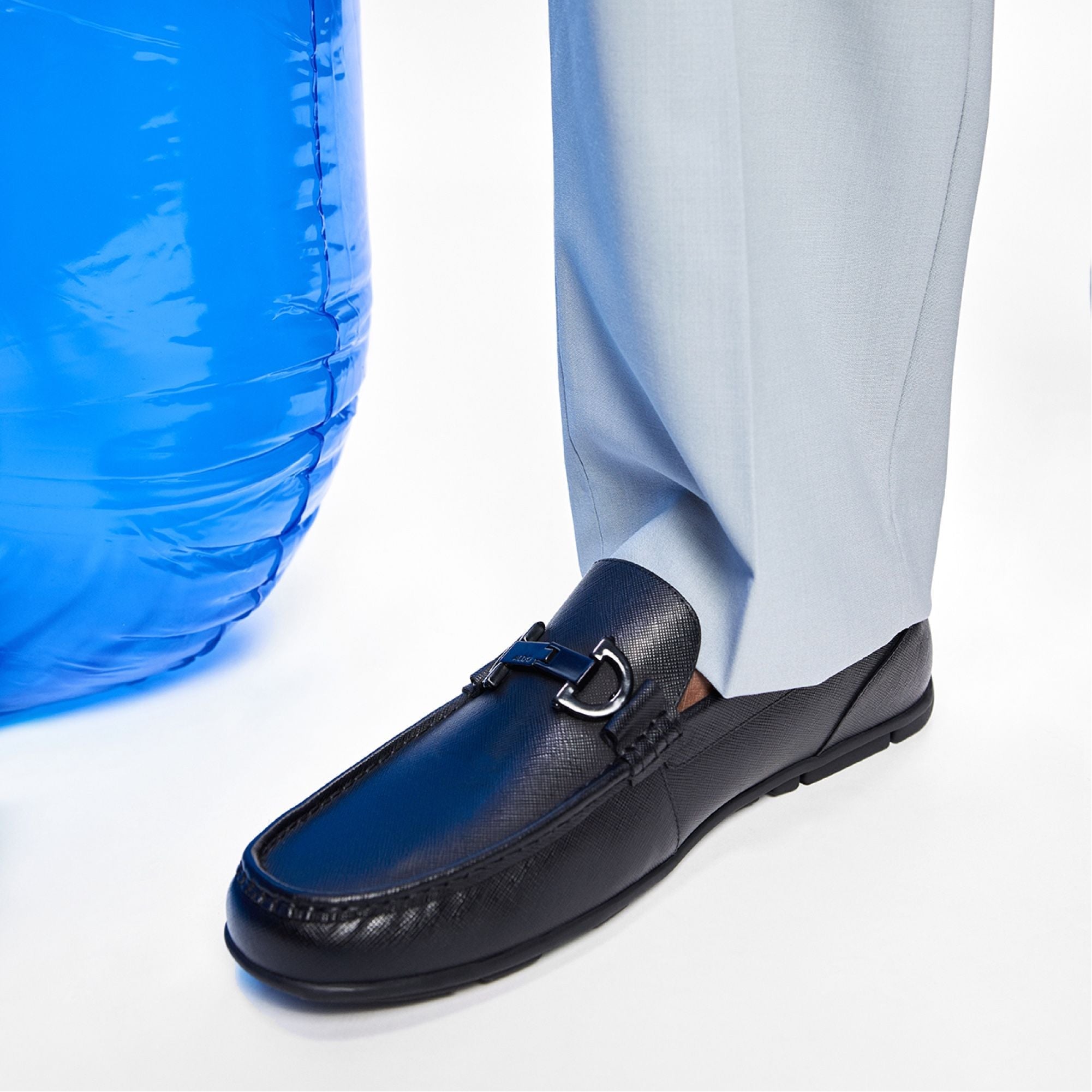 Aldo Orlovoflex in Open Black - Driving shoe Men