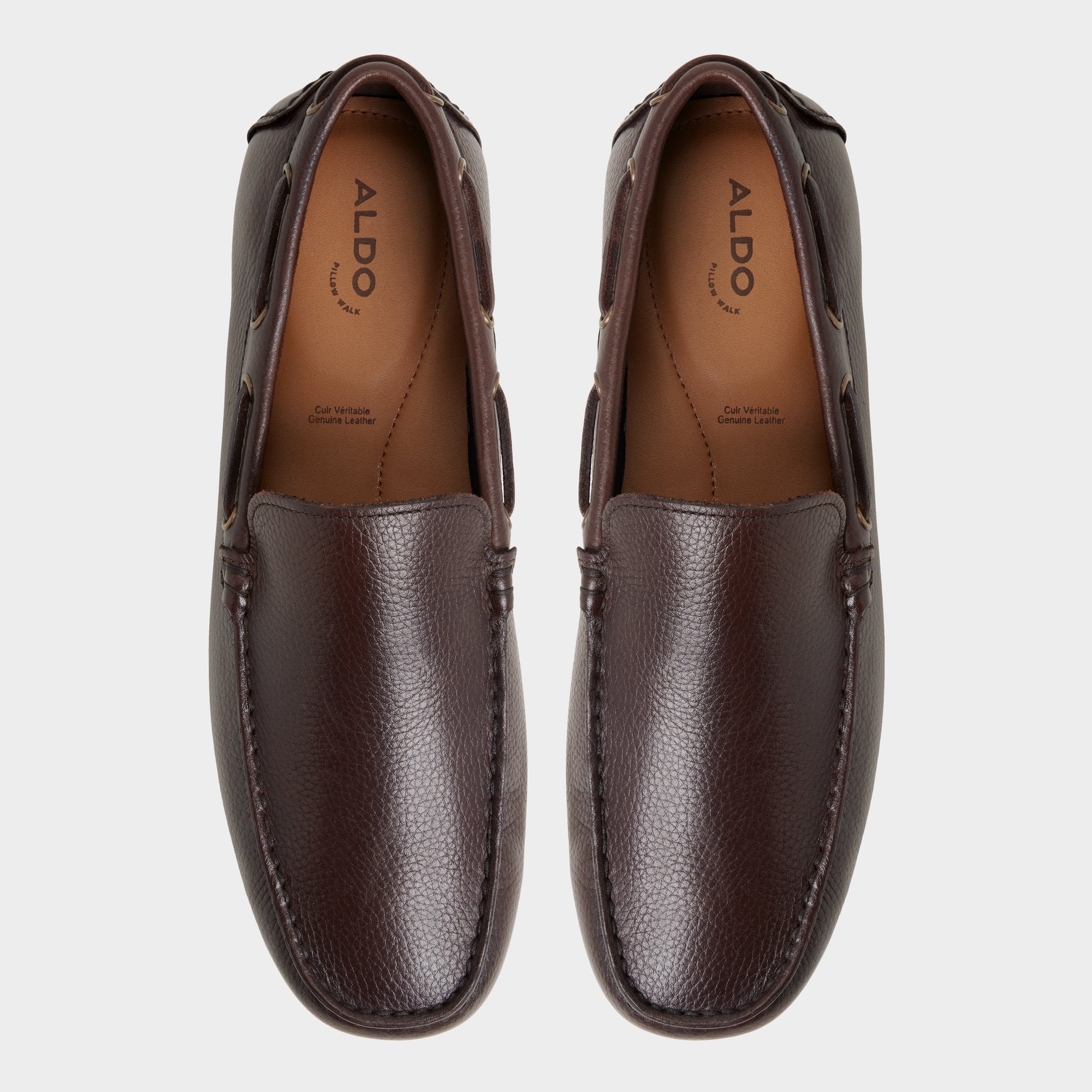 Aldo Horton in In Dark Brown - Driving shoe Men