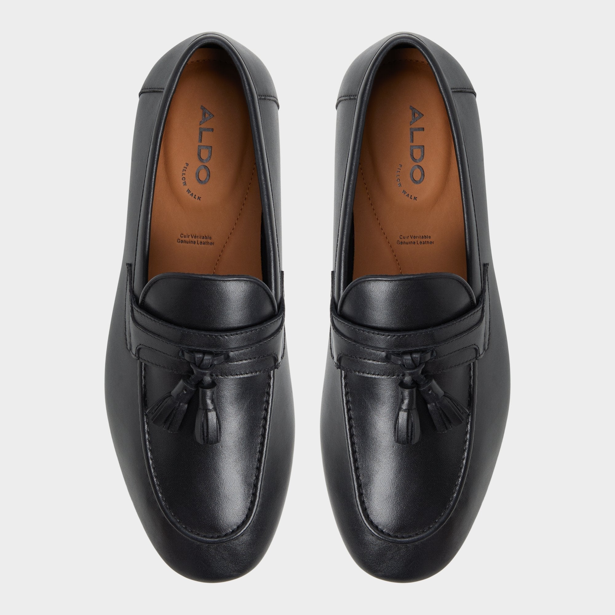 Aldo Grover Black Men's Dress Shoes - Loafer Men