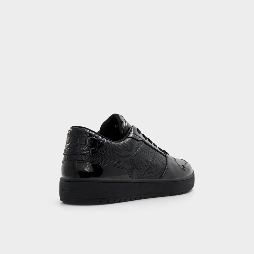 Aldo Zethan Black Synthetic Patent Men's Low top - Low top sneaker, Cup sole Men