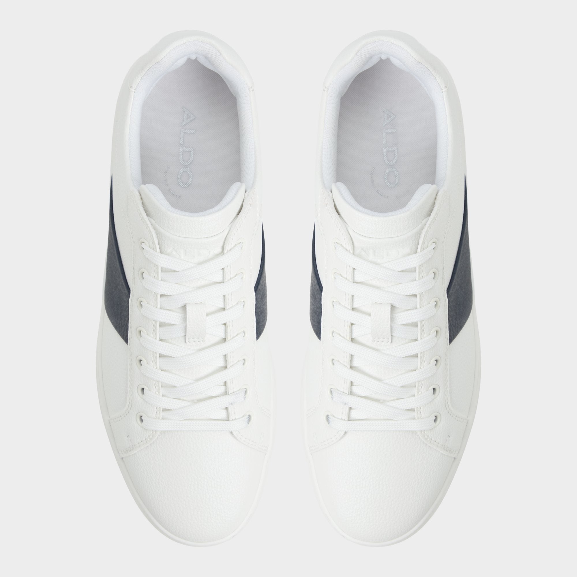 Aldo Ozzy White/Navy Men's Low top - Low top sneaker, Cup sole Men