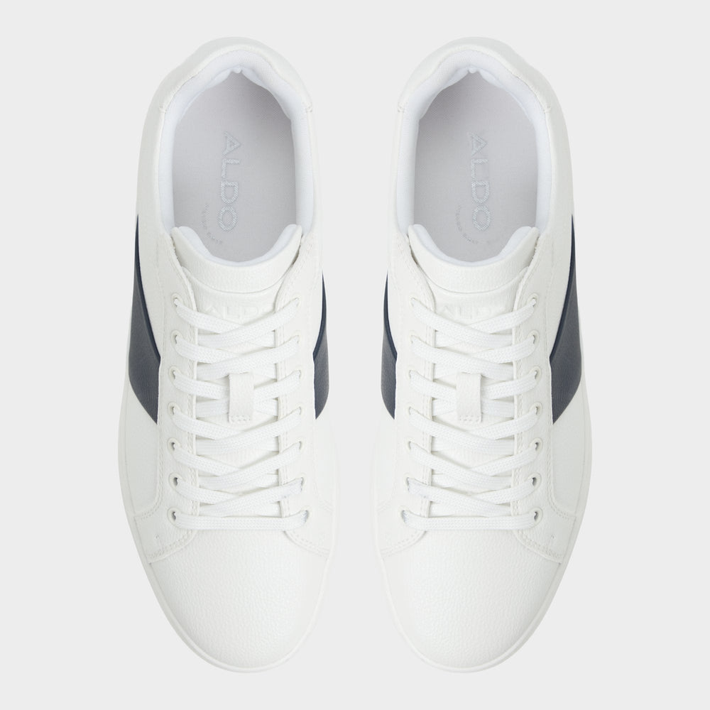 Aldo Ozzy White/Navy Men's Low top - Low top sneaker, Cup sole Men