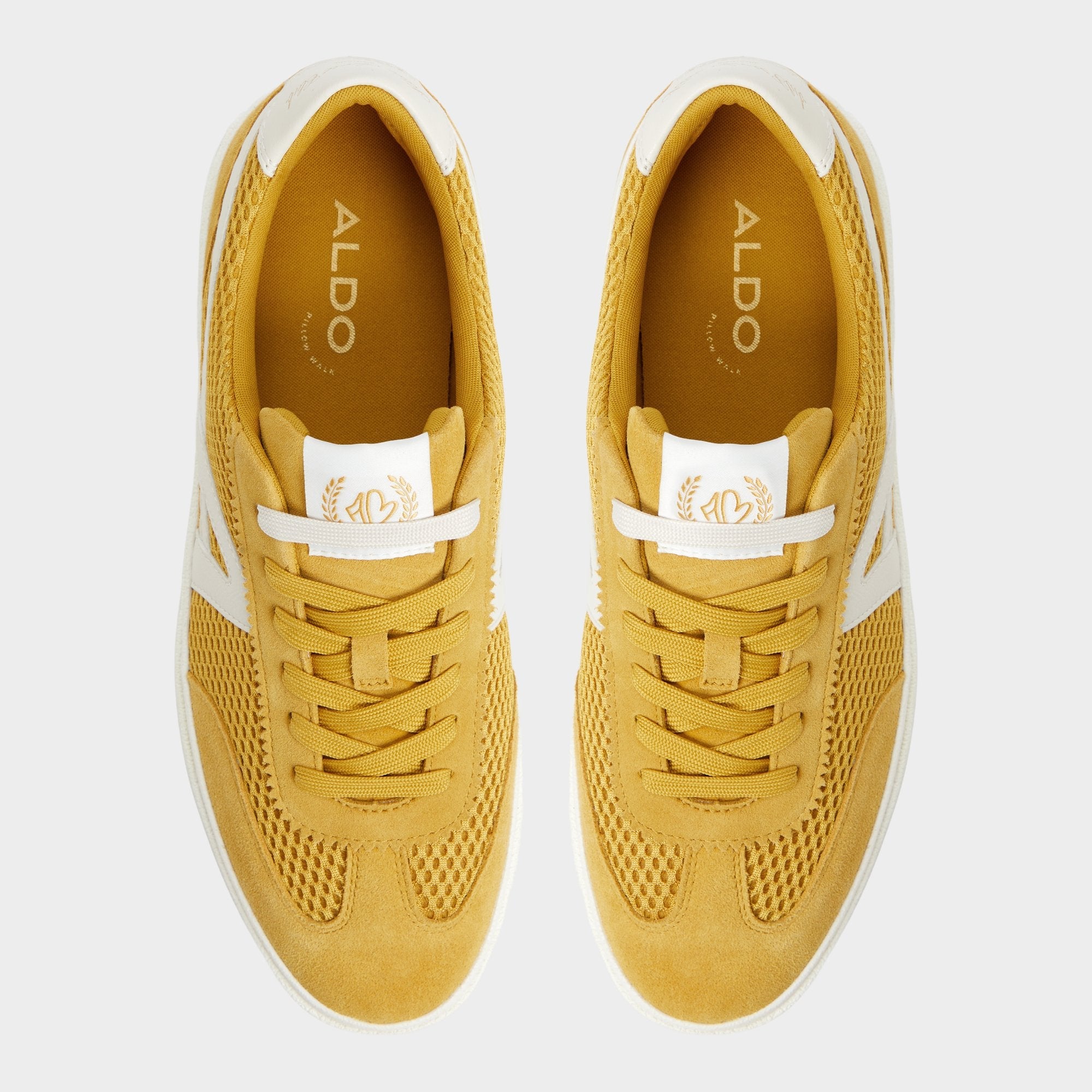 Aldo Clubtrainer Medium Yellow Men's Low top - Low top sneaker, Cup sole Men