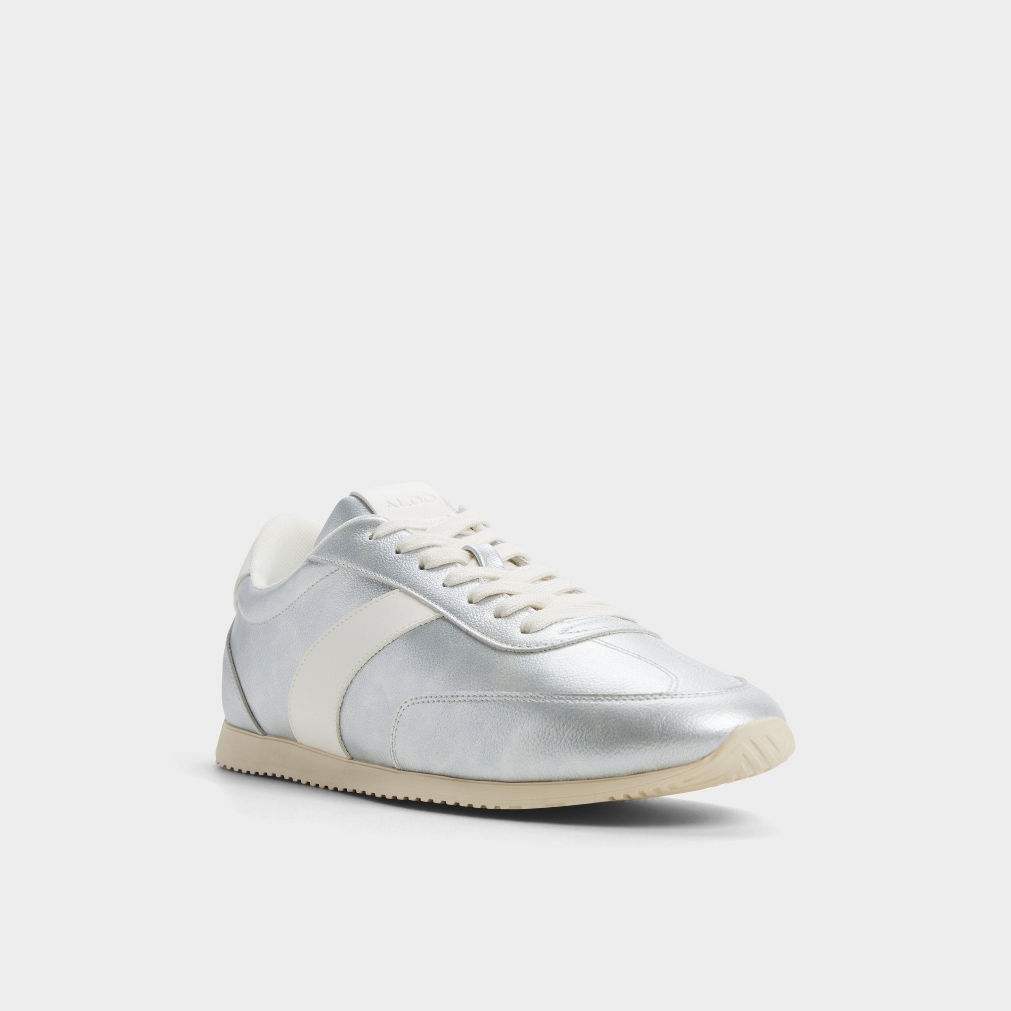 Aldo Nathaniell in Silver - Low top sneaker, Cup sole Men