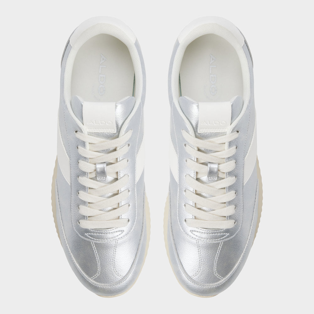 Aldo Nathaniell in Silver - Low top sneaker, Cup sole Men