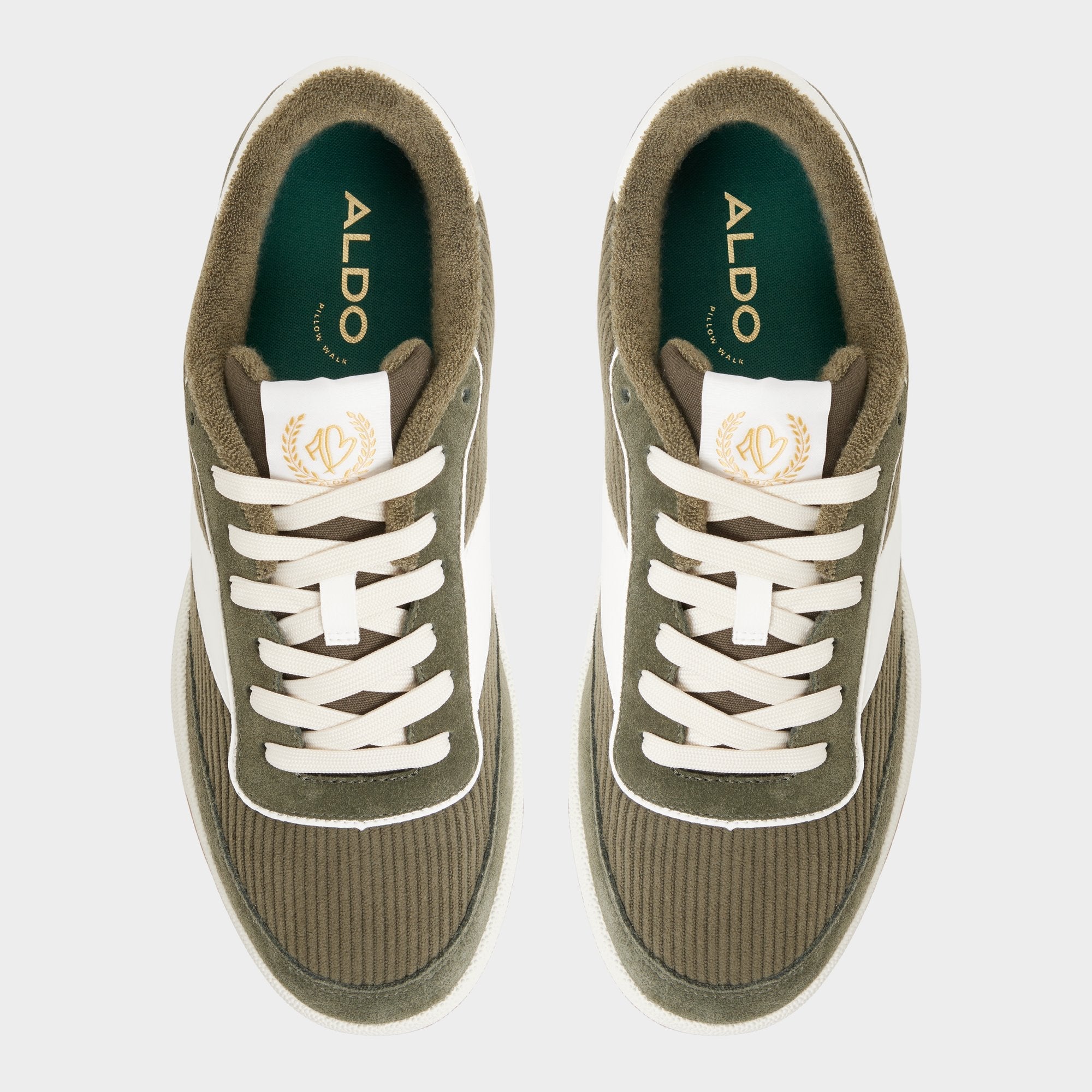 Aldo Ashwin in Olive - Low top sneaker, Cup sole Men