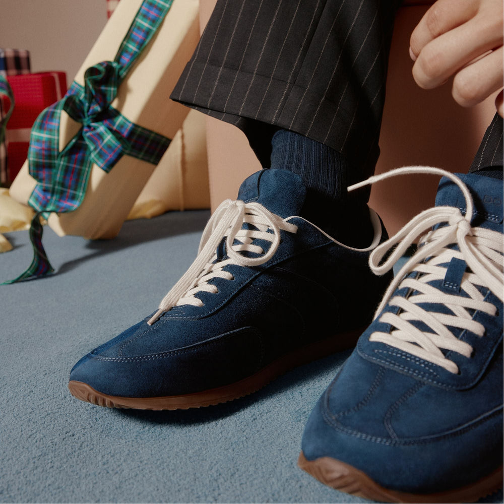 Aldo Nathaniell in Navy - Low top sneaker, Cup sole Men