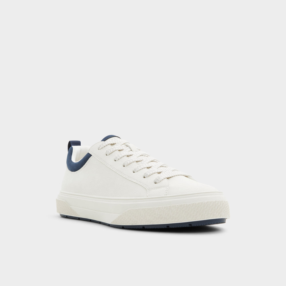 Aldo Bas White/Bone Men's Low top - Low top sneaker, Cup sole Men