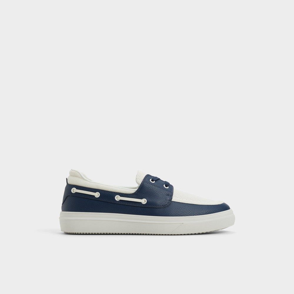 Aldo Wildwave White/Navy Men's Casual Shoes - Boat shoe Men