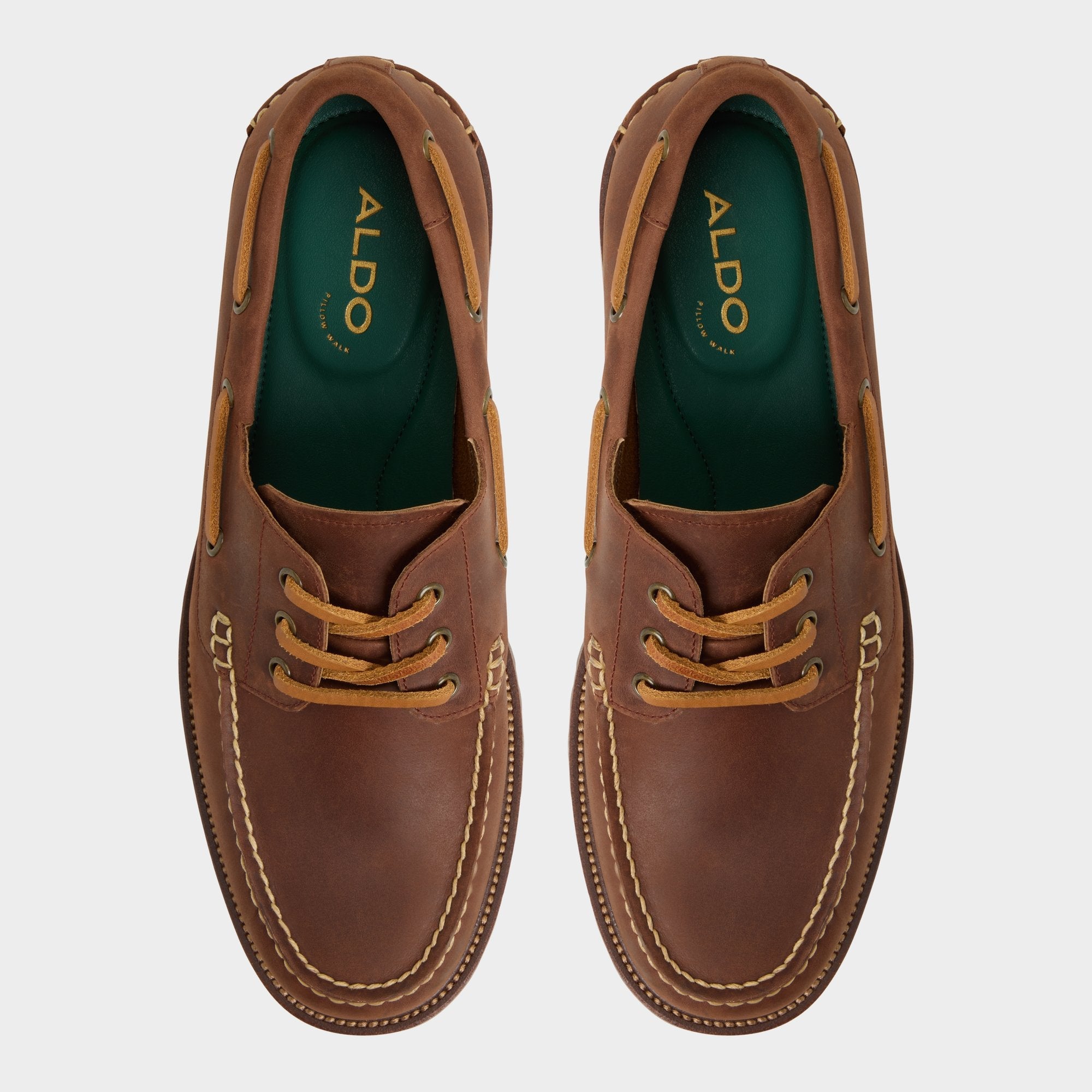 Aldo Cedric in Brown Overflow - Boat shoe Men
