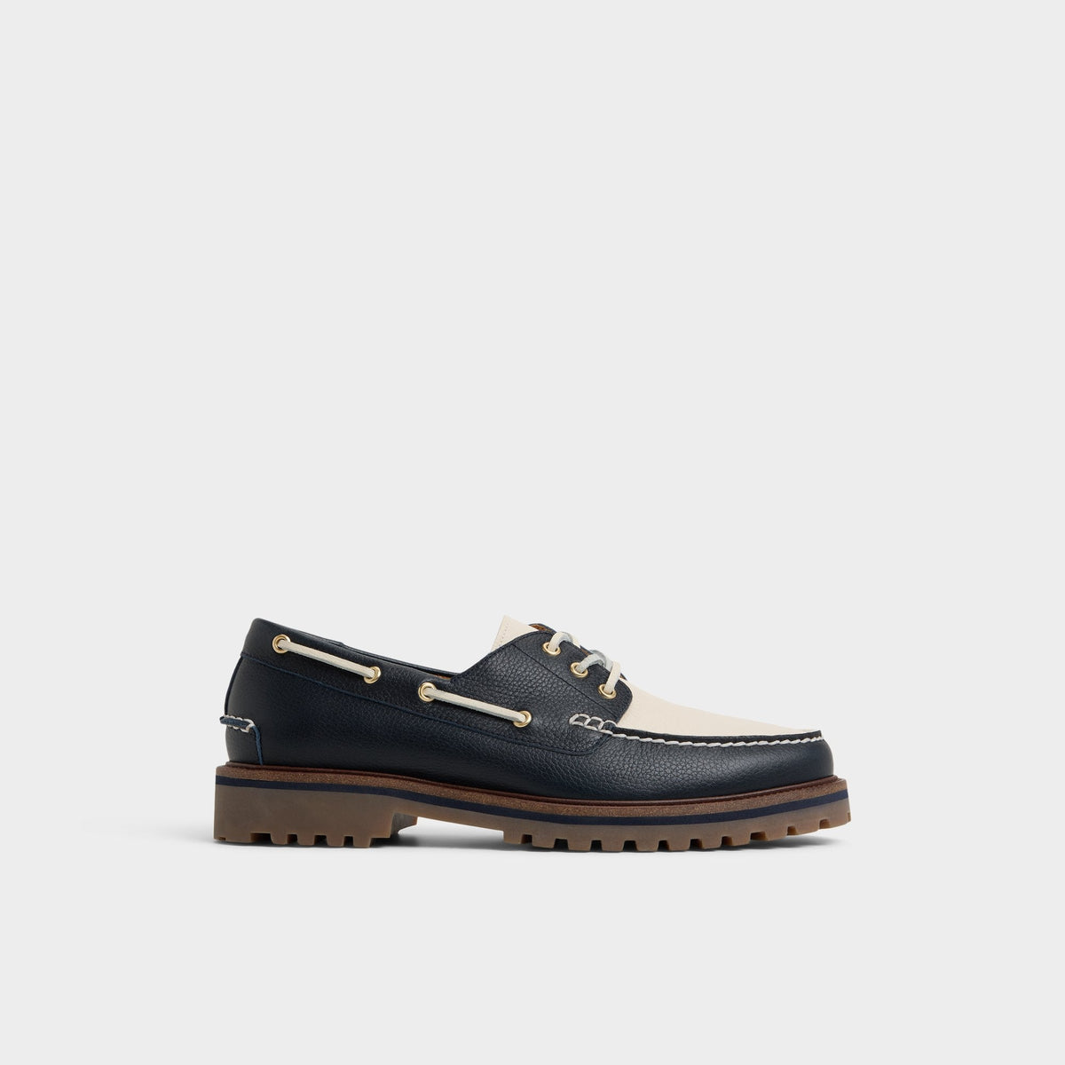 Aldo Cedric in Navy - Boat shoe Men