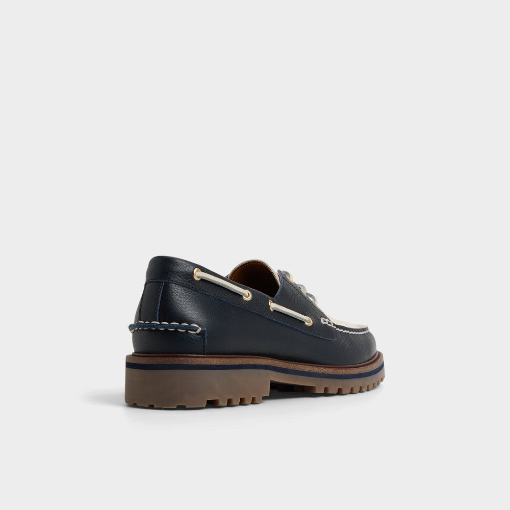 Aldo Cedric in Navy - Boat shoe Men