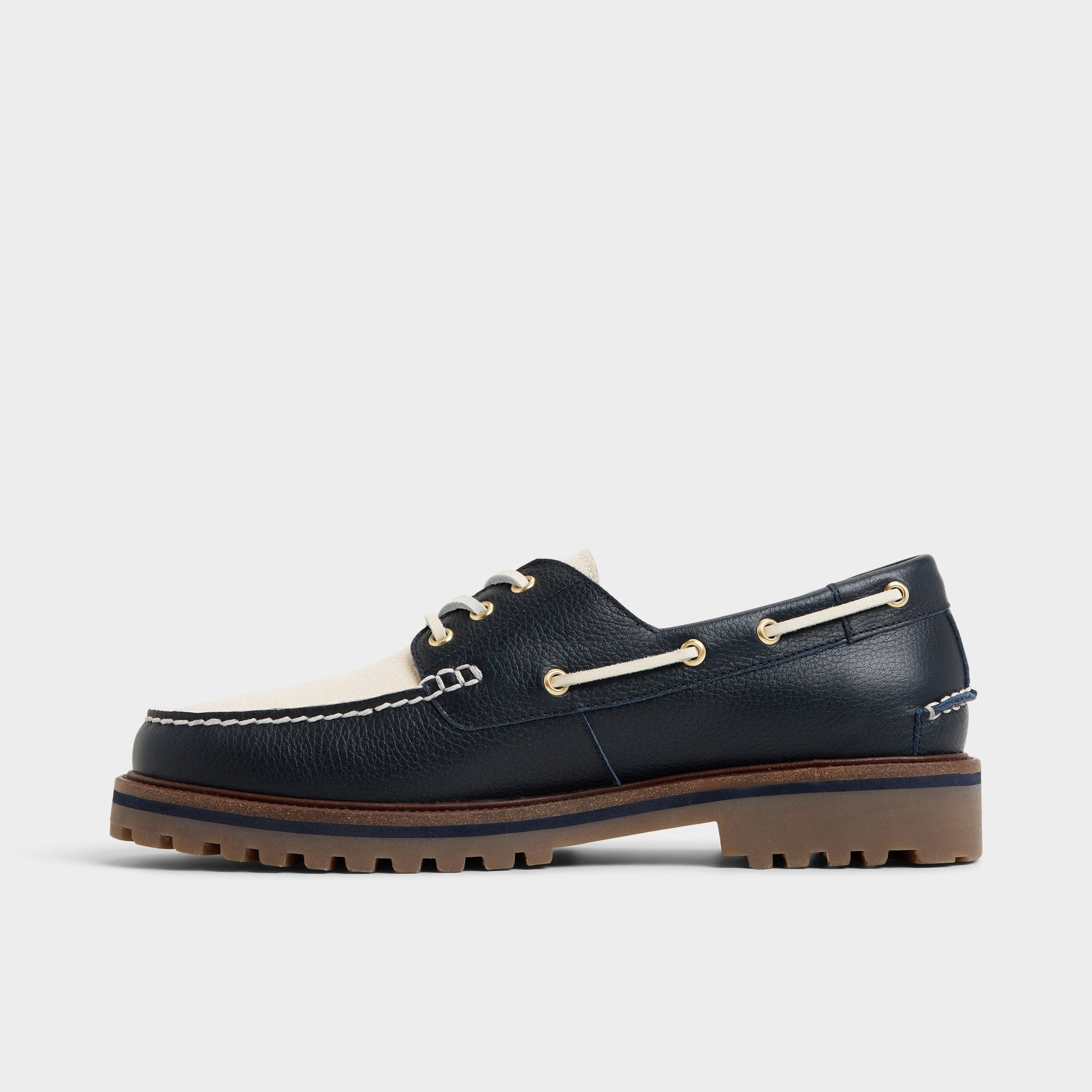 Aldo Cedric in Navy - Boat shoe Men