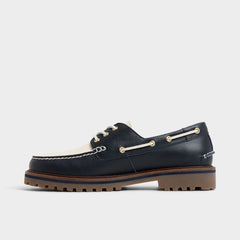 Aldo Cedric in Navy - Boat shoe Men