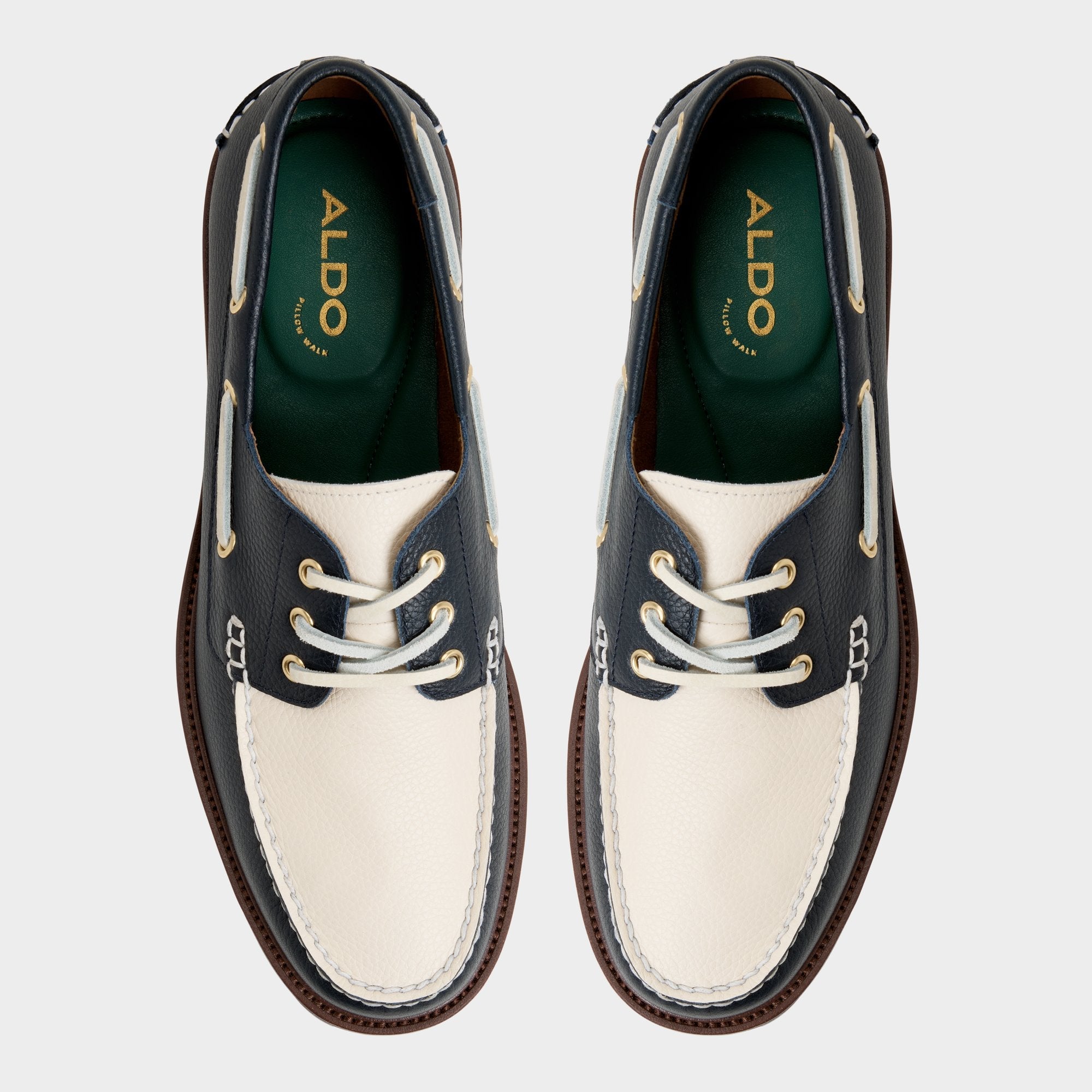 Aldo Cedric in Navy - Boat shoe Men