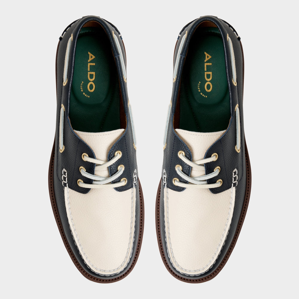 Aldo Cedric in Navy - Boat shoe Men