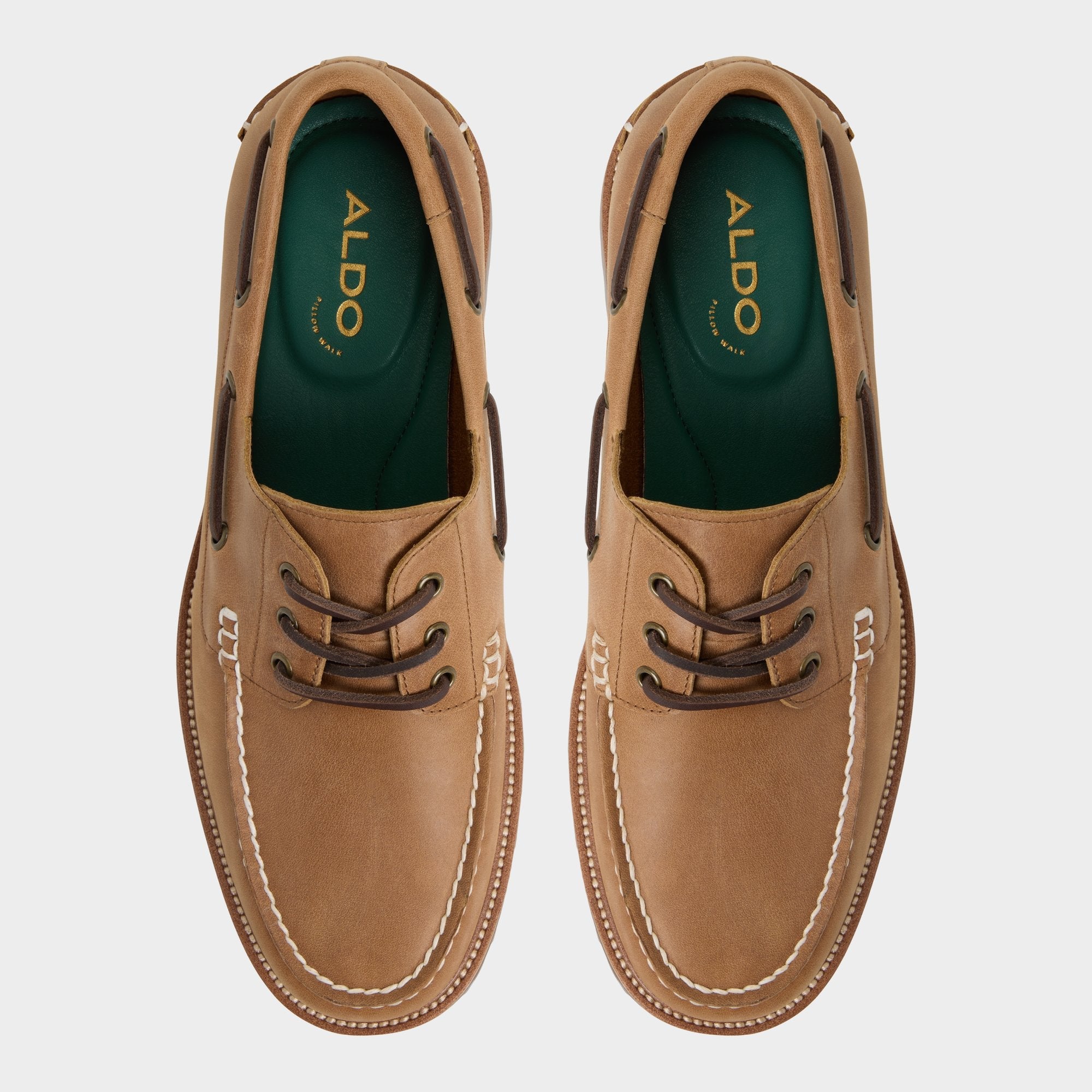 Aldo Cedric in Cognac - Boat shoe Men