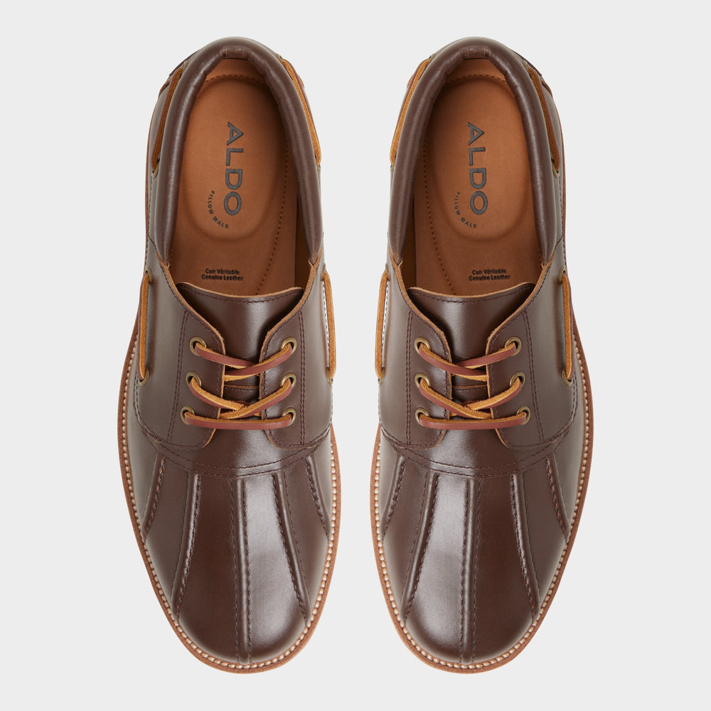 Aldo Finn in Medium Brown - Boat shoe, Lug sole Men