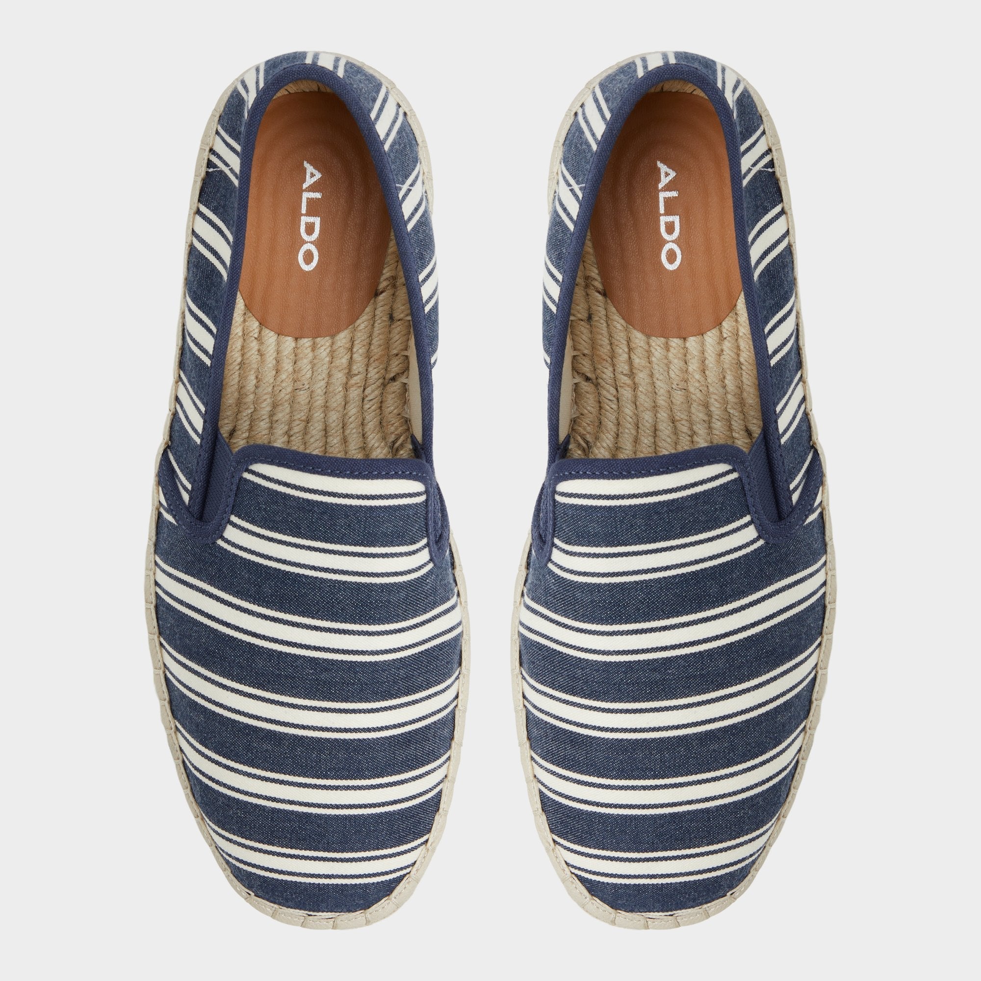 Aldo Johnney Navy Men's Loafers & Slip-Ons - Espadrille Men