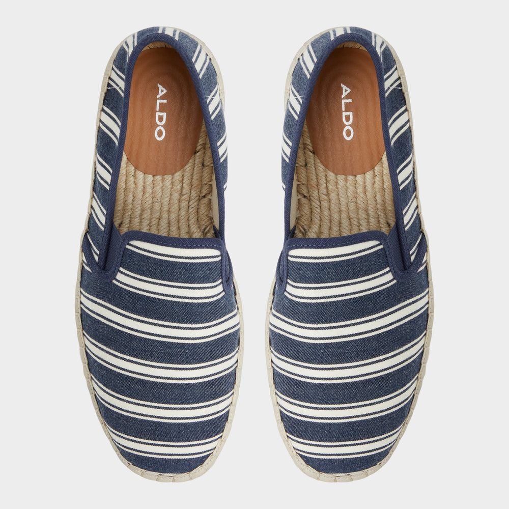 Aldo Johnney Navy Men's Loafers & Slip-Ons - Espadrille Men