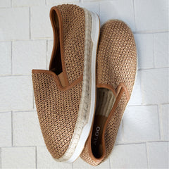 Aldo Johnney Cognac Textile Raffia Men's Espadrilles - Espadrille Men