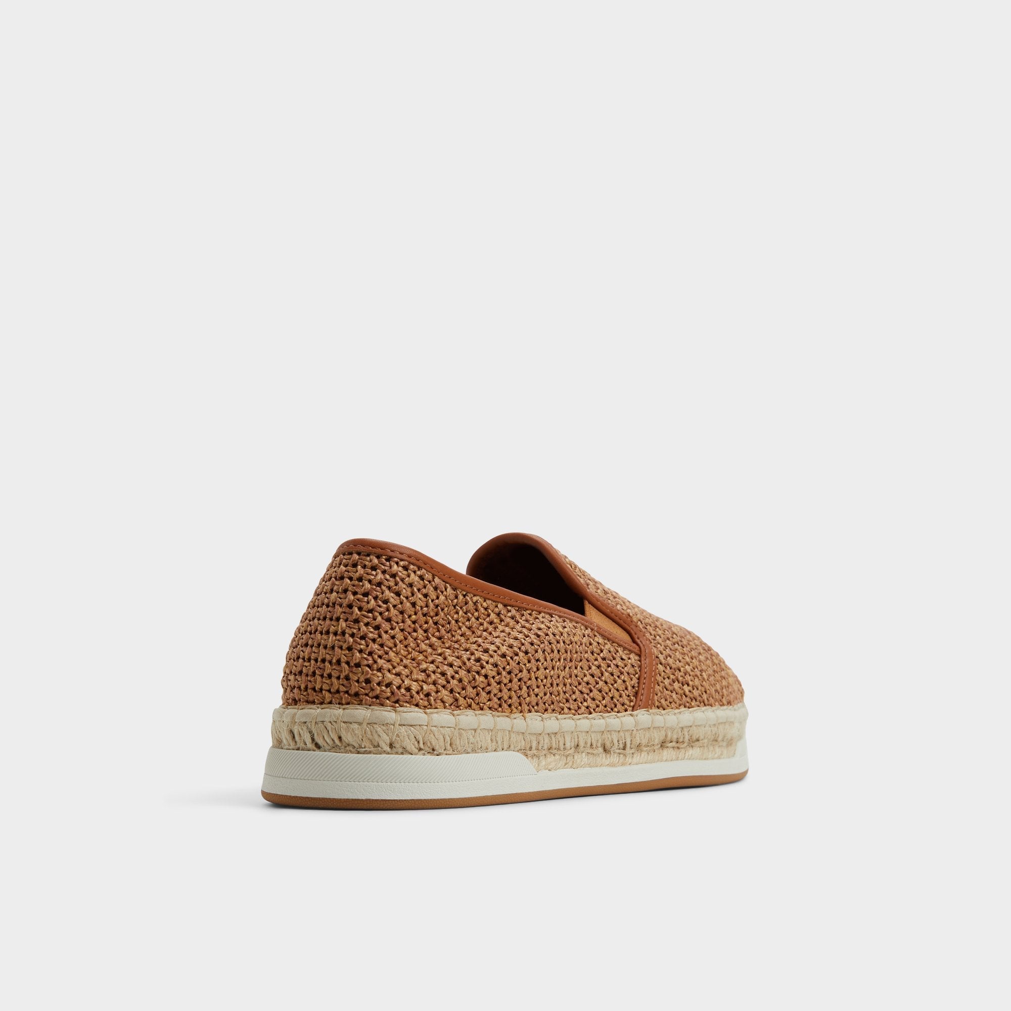Aldo Johnney Cognac Textile Raffia Men's Espadrilles - Espadrille Men