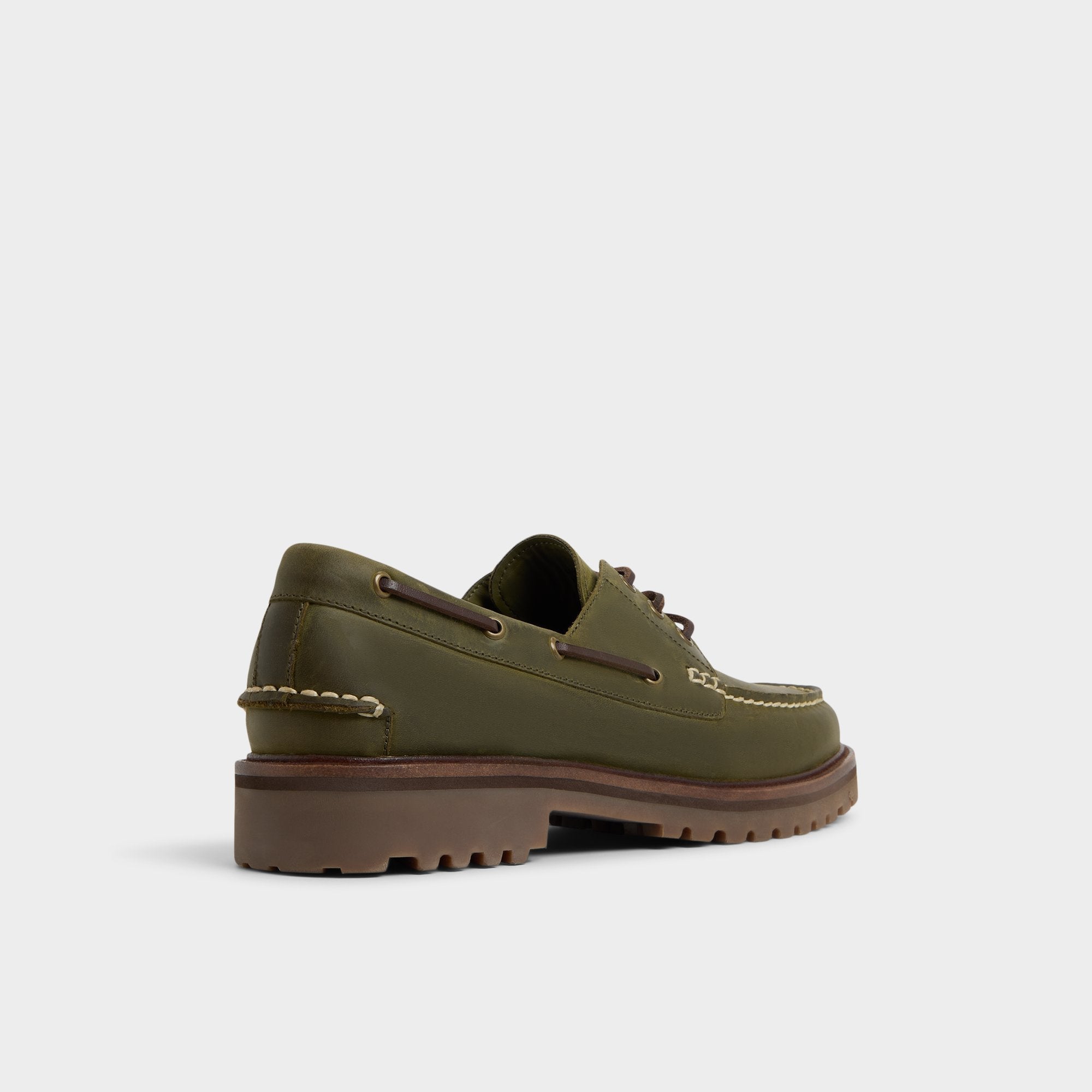 Aldo Cedric in Khaki - Boat shoe Men