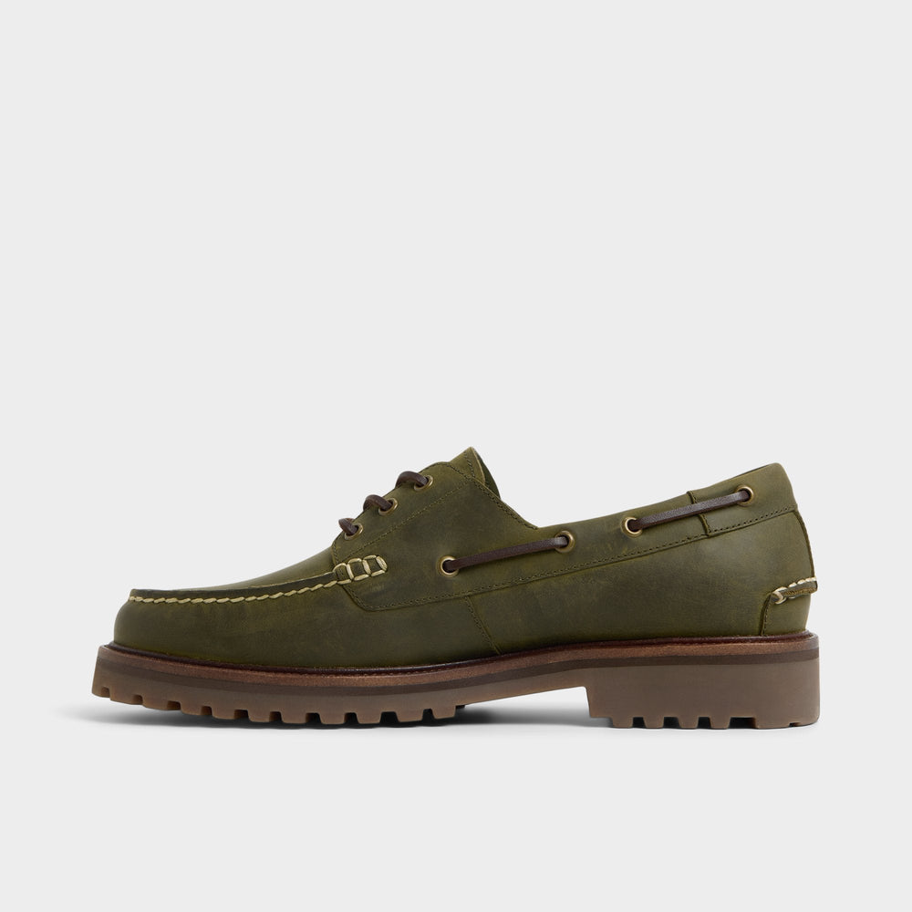 Aldo Cedric in Khaki - Boat shoe Men