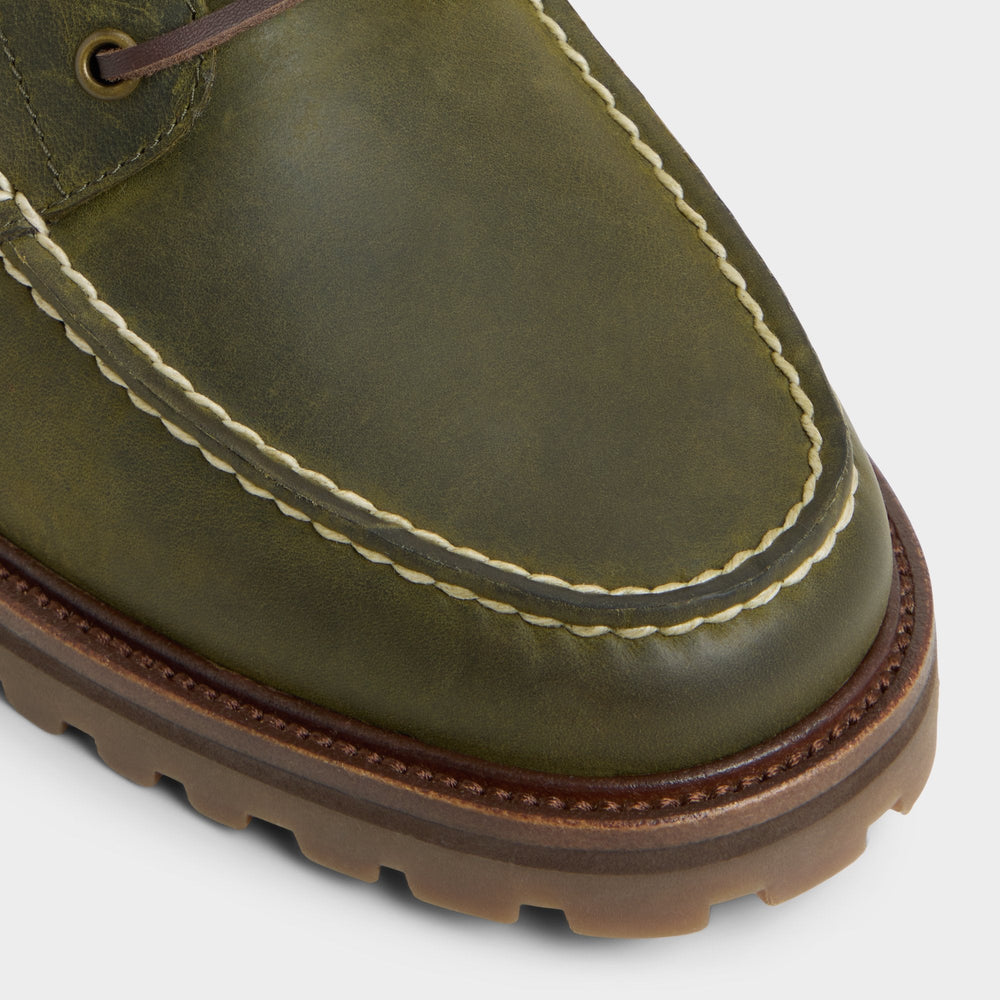 Aldo Cedric in Khaki - Boat shoe Men