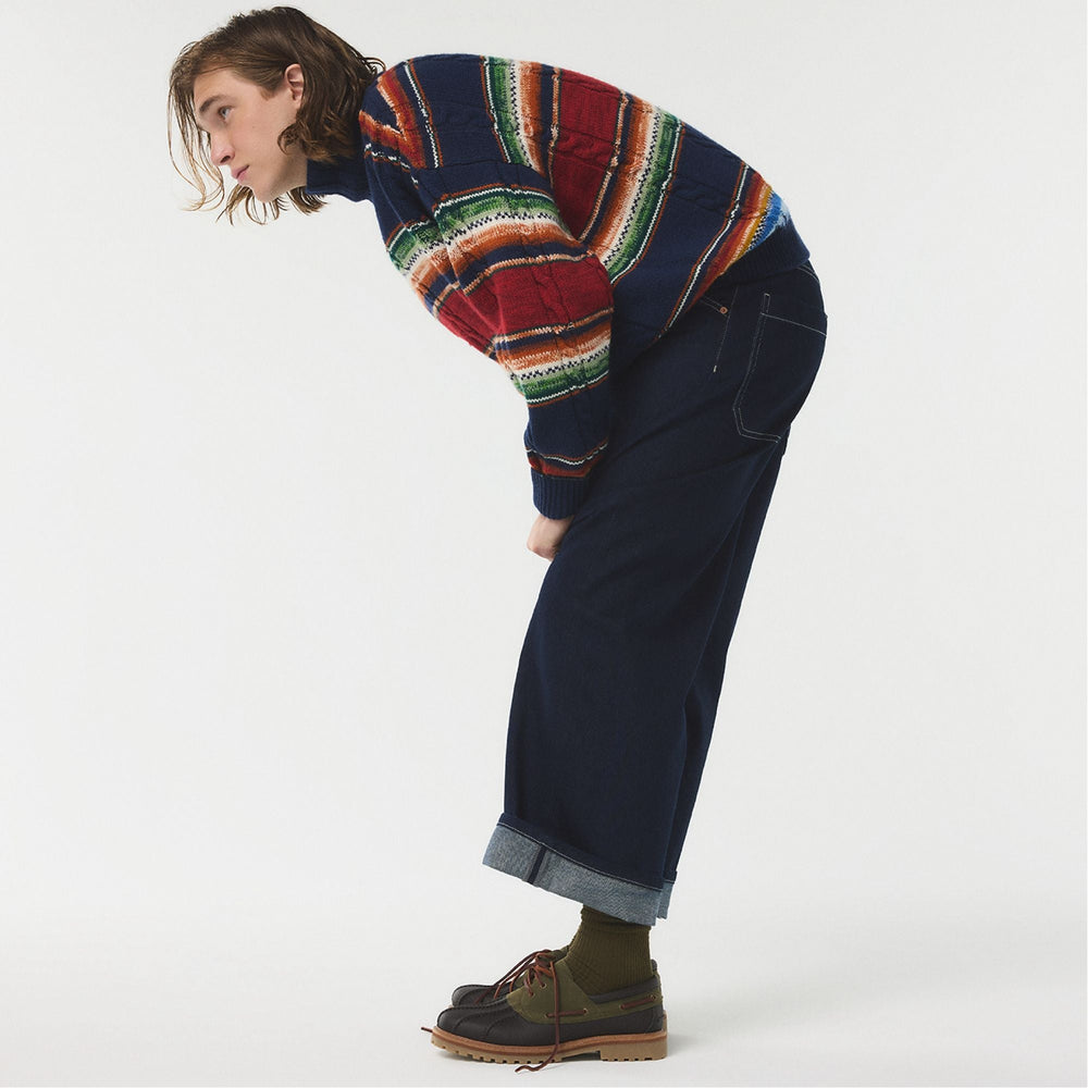 Aldo Finn in Brown Primary Multi - Boat shoe, Lug sole Men