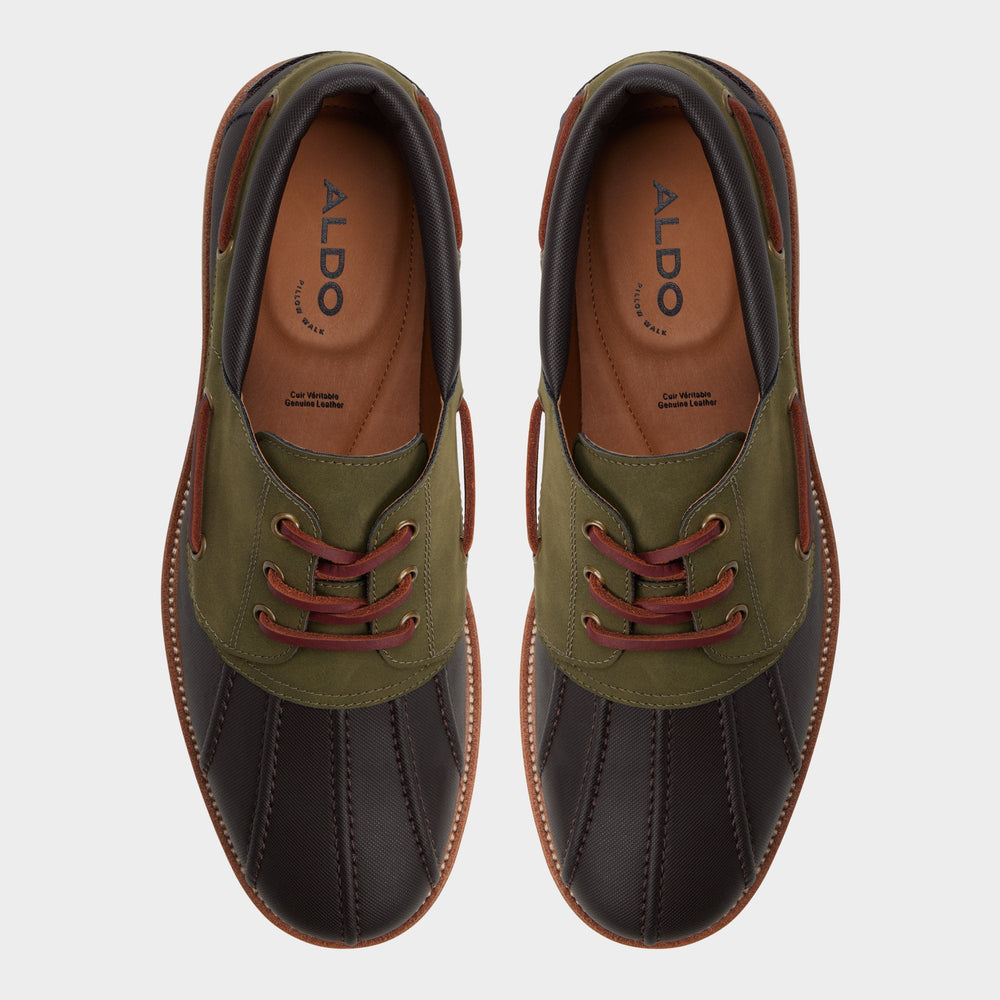 Aldo Finn in Brown Primary Multi - Boat shoe, Lug sole Men