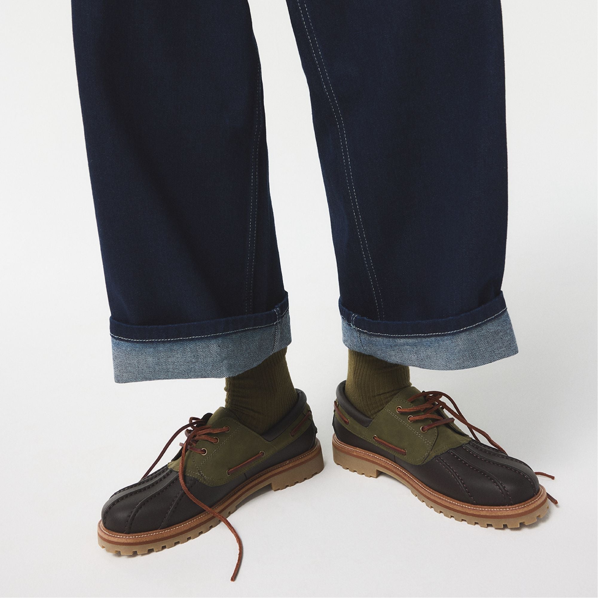 Aldo Finn in Brown Primary Multi - Boat shoe, Lug sole Men