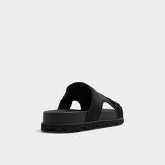 Aldo Deniels Open Black Men's Slides - Slide sandal Men