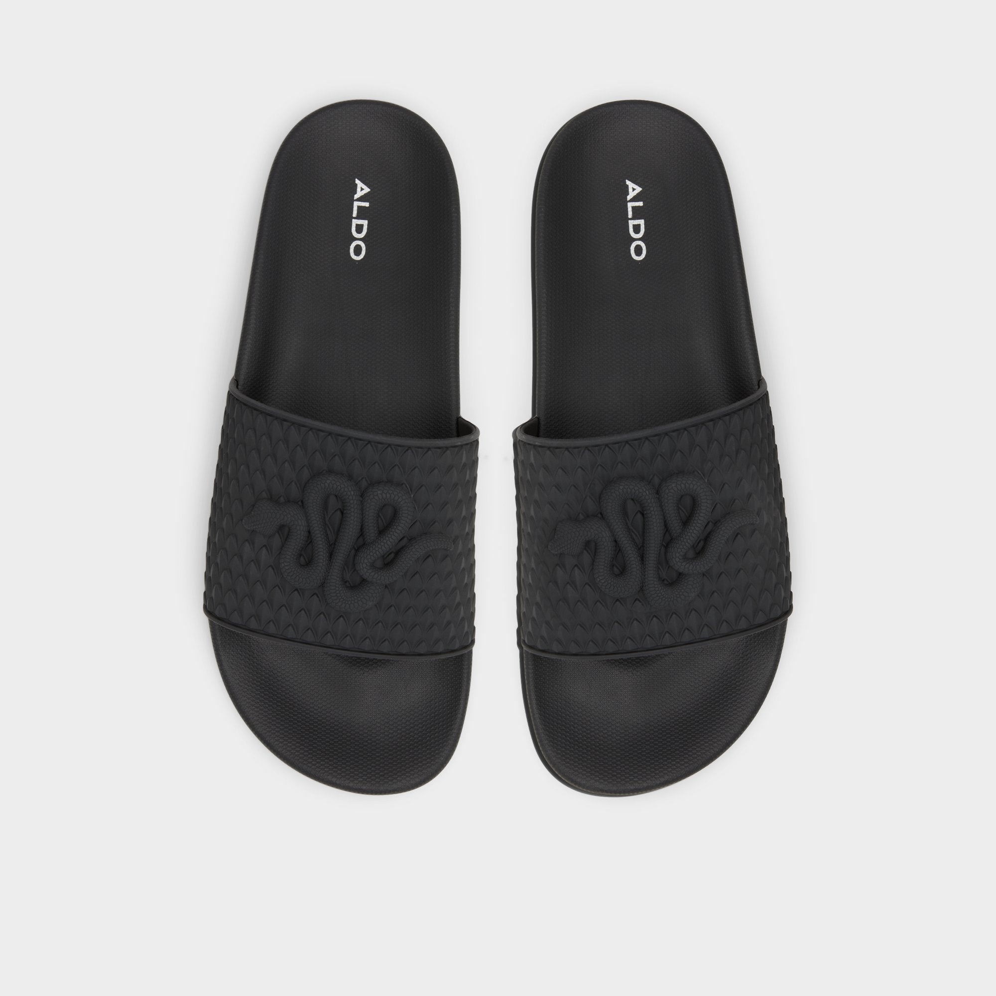 Aldo Kedau Black Men's Slides - Slide sandal Men