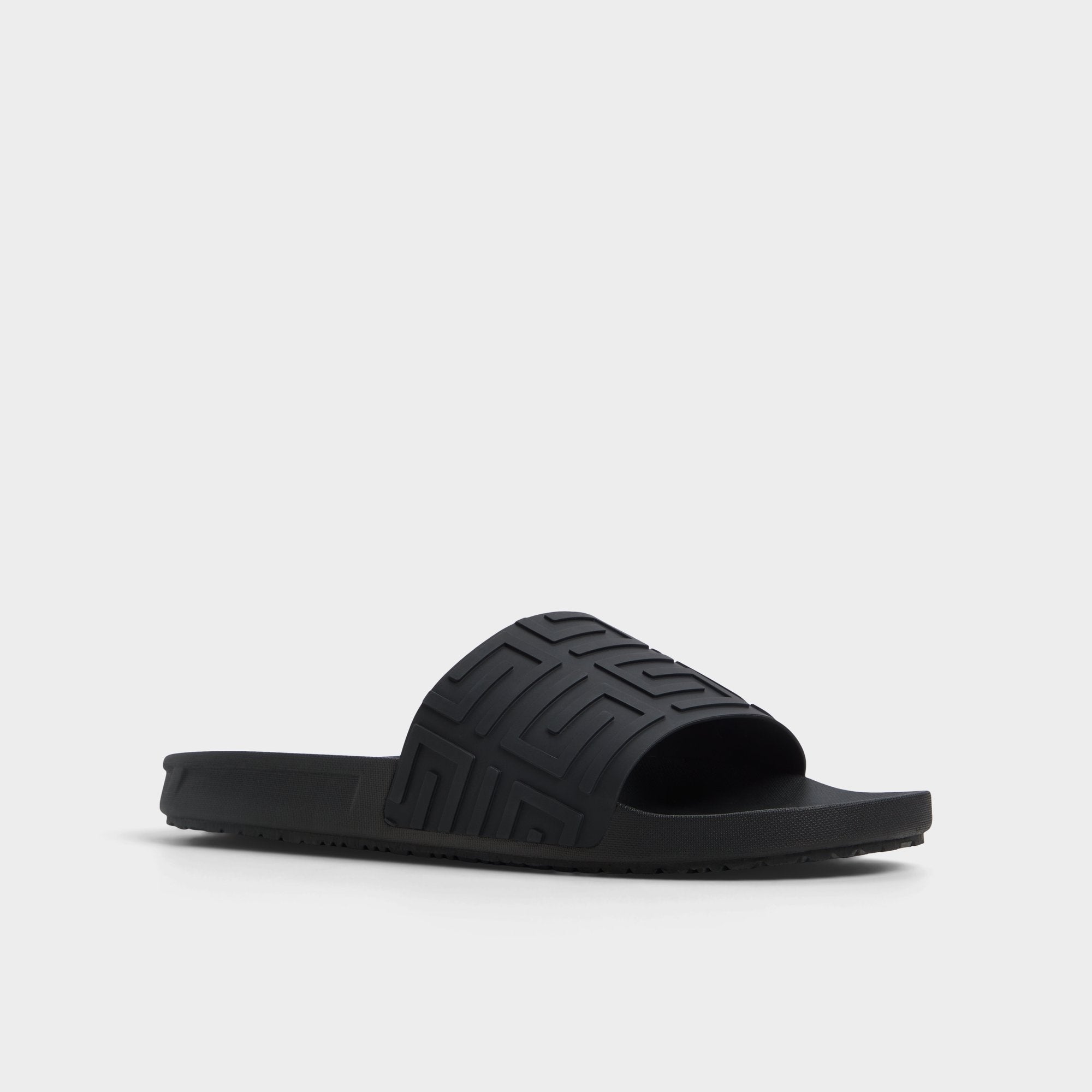 Aldo Atrani Black Men's Slides - Slide sandal Men