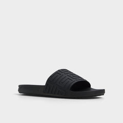 Aldo Atrani Black Men's Slides - Slide sandal Men