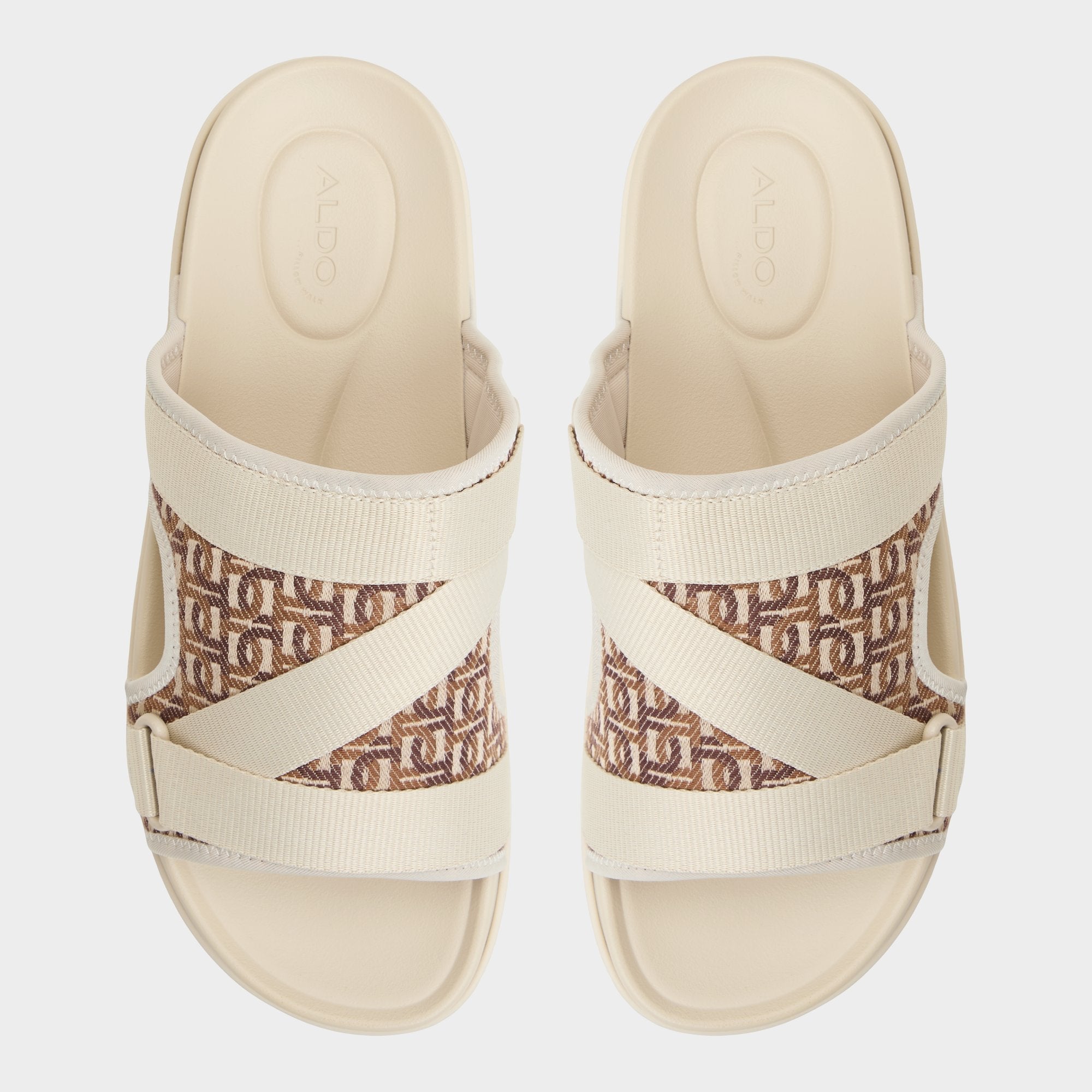 Aldo Deniels Medium Beige Men's Slides - Slide sandal Men